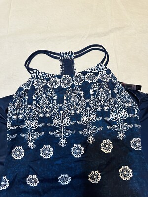 Jantzen Bit of Blue 2 piece Swimsuit, (NWT Size 10