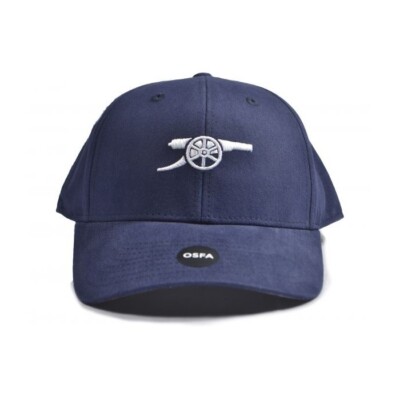 Arsenal FC Navy & White Cannon Baseball Hat Adjustable Officially