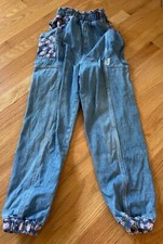 vintage gitano floral roses girls 14 jeans