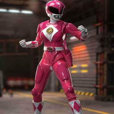 TOYS BATTALION TB017 1/6 パワーピンク レンジャー TOYS BATTALION Pink ranger TB017 1/6 Action Figure Model