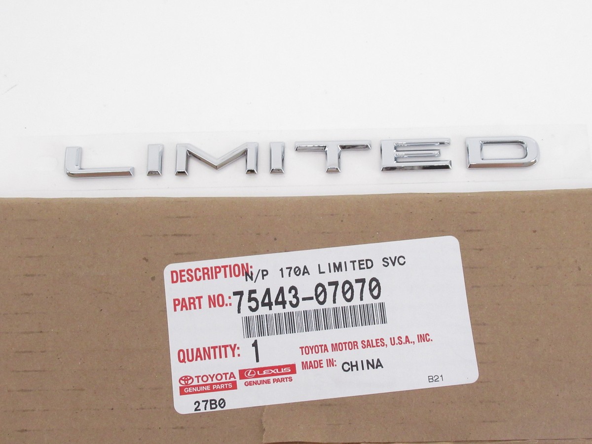 seri Genuine OEM Toyota 75443-07070 