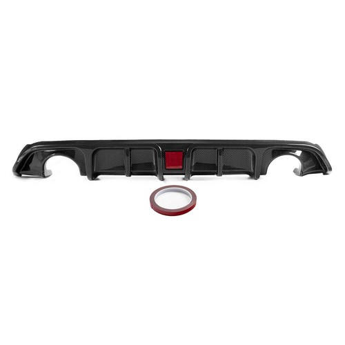 CARBON BLACK REAR BUMPER DIFFUSER W/ LED BRAKE LIGHT FITS 2017-22 INFINITI Q60 - Bild 6 von 10
