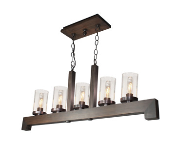 Artcraft Lighting AC10565BU Jasper Park 5 Light Linear Island Light