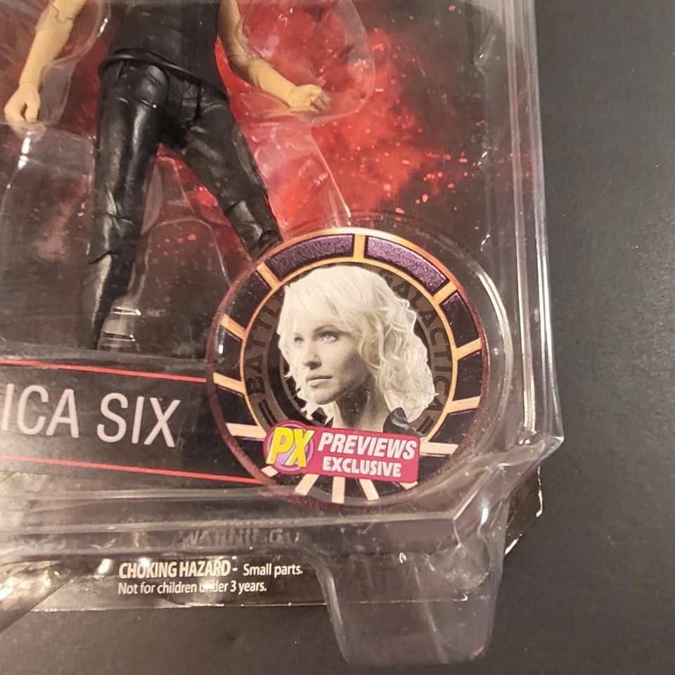 Battlestar Galactica - Caprica Six 6" Figura Diamond Select Nuevo en Caja - Curva en Esquina Foto 4 de 4