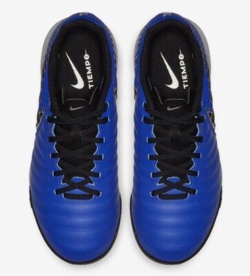 Nike Tiempo Legend 7 Academy TF Jr Turf Soccer Cleats Size 10.5C - Racer Blue