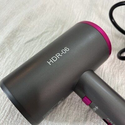 Ionic Hair Dryer HDR-06, 1600W Blow Dryer Fast Drying Negative Ion