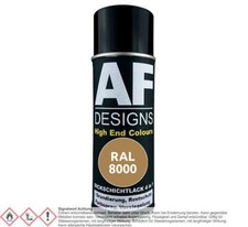 Rostschutzlack  RAL 8000 Gr&uuml;nbraun 4 in 1 Dickschichtlack Lack Spray Spraydose