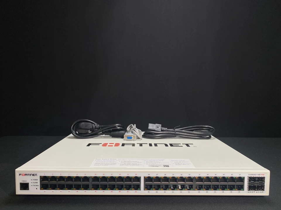 NEW Fortinet FortiSwitch FS-148E-POE  48Ports Managed Switch-Same Day Shipping - Image 3 of 4