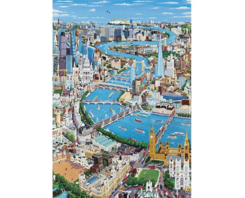 Деревянные детские пейзажи пазлы