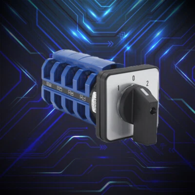 3-Position 16 Terminals Rotary Selector Universal Rotary Cam Changeover Switch