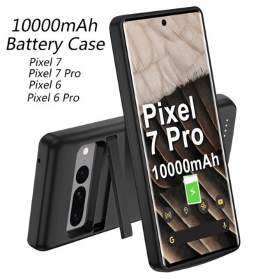 For Google Pixel 7 Pro 6 Pro Battery Charger Case Portable Power Bank 10000mAh