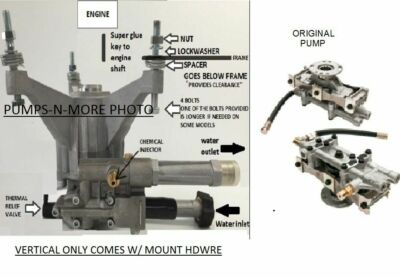 FRONT PIPE CONNECTIONS VERTICAL DELTA DT2400CS, DTH2450 EXVRB2325 EXVRB2321 KITS