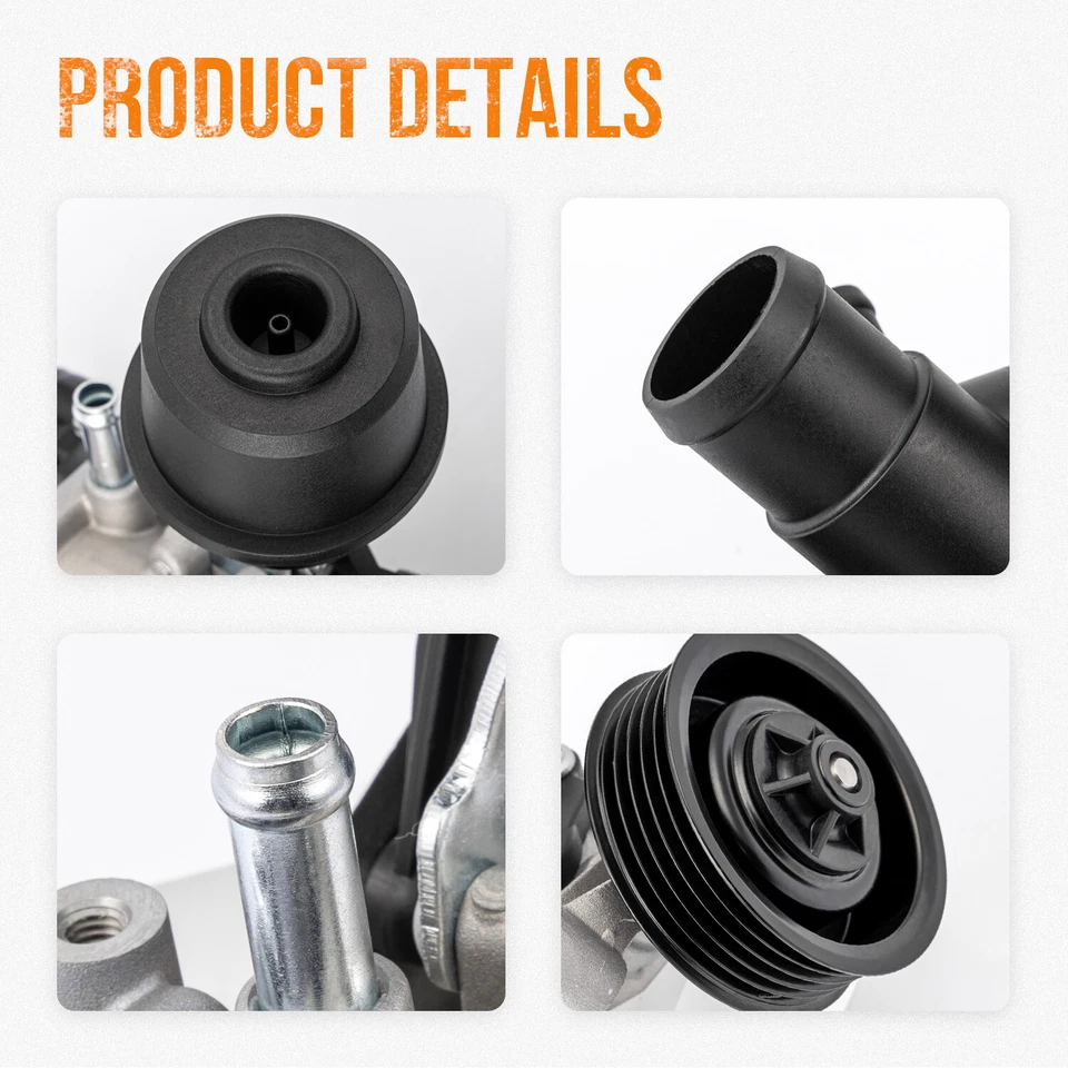 Water Pump 2702000801 For Mercedes Benz CLA250 GLA250 2.0L 2014 2015 2016-2019 - Image 3 of 4