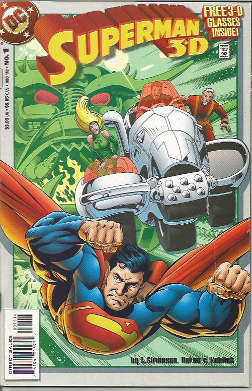 SUPERMAN 3-D #1 Back Issue