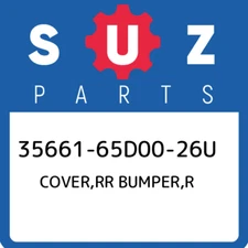 35661-65D00-26U Suzuki Cover,rr bumper,r 3566165D0026U, New Genuine OEM Part