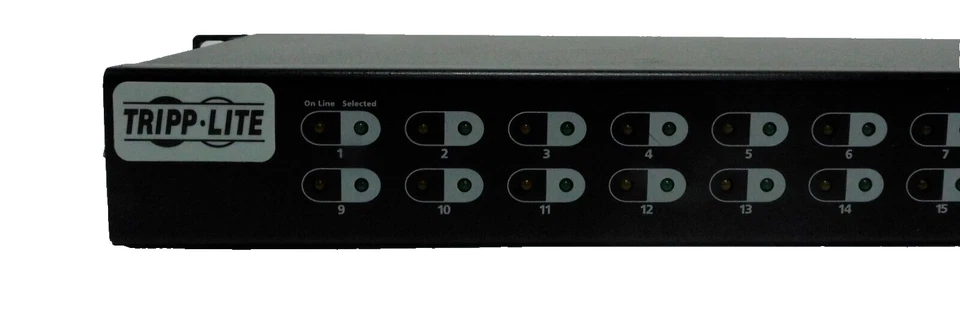 Tripp-Lite 16-Port Maxiport KVM Switch With On Screen Display CS-1216A DC 9V - Image 3 of 4