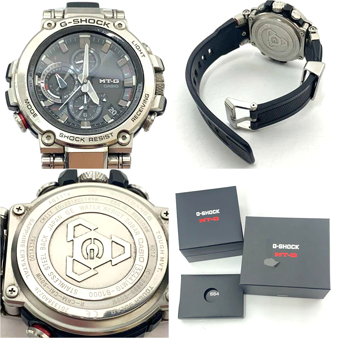 G-SHOCK　MT-G MTG-B1000B-1AJF CASIO G-SHOCK MTG-B1000-1AJF MT-G Bluetooth Tough Solar Men's