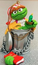 Vintage Sesame Street Christmas Ornaments Lot...