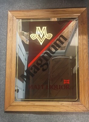 Vintage Magnum Malt Liquor Mirror