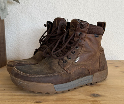 Lems Boulder Summit WP Boots 9M, 10.5W Rugged Bark Leather Waterproof Hiking