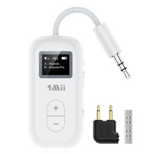 SafeFly Dual Bluetooth 5.3 Adapter Bluetooth Transmitter w/Screen for Wirel...