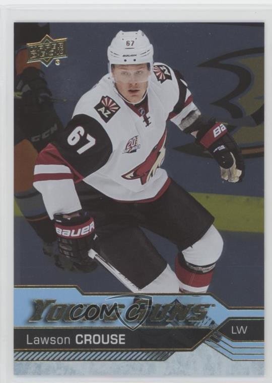 2016-17 Upper Deck Young Guns Silver Foil Lawson Crouse #202 g1m