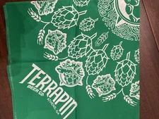 Terrapin Beer Co. Brewery Neckerchief Bandana Green