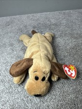 Ty Beanie Babies BONES The Dog 4th Gen Tags PVC Pellets 1-18-94 1993 Style 4001