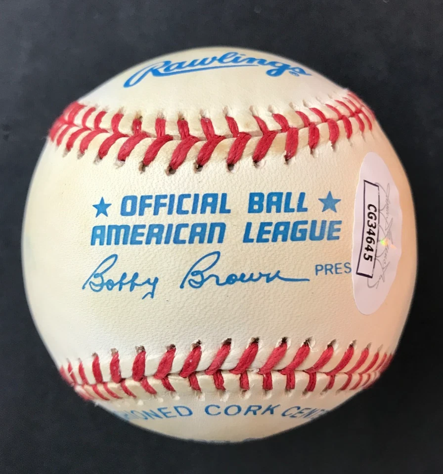 Hank Bauer Signed Rawlings Baseball JSA Cert AUTO MLB Yankees/Athletics (d.'07)! - Image 4 of 4