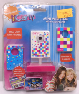 Nickelodeon iCarly Mini Webcam NEW Scellé 2009 Y2K Adolescent TV Afficher collectionnable