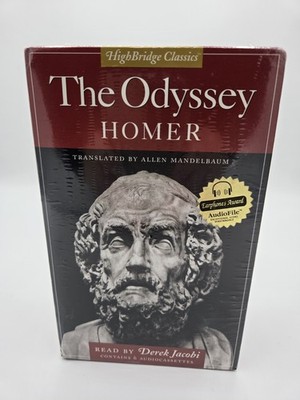 The Odyssey By Homer Audiobook On 6 Cassettes, Read By Derek Jacobi, New Sealed