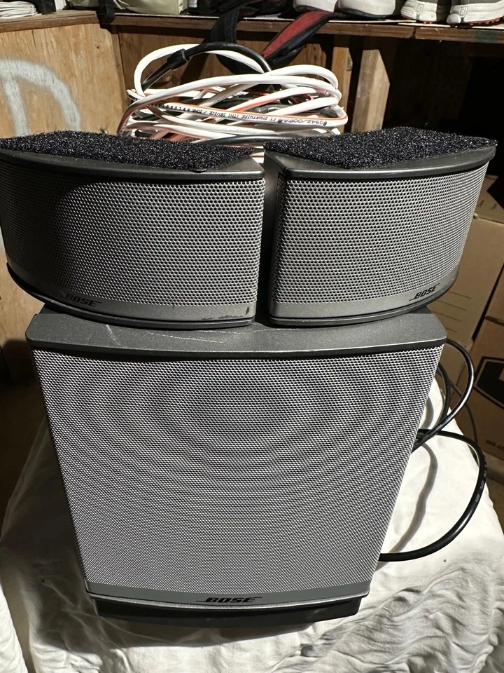 Sistema de alto-falante multimídia Bose Companion 5 cor prata/grafite - Imagem 2 de 3