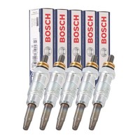 5X Bosch 0250201055 GlüHkerze FüR Mercedes 190 W201 W124 W460 OM602 0011591701