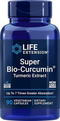 Life Extension Super Bio-Curcumin Turmeric Extract 400mg, 90 Veg Caps - Vegeta