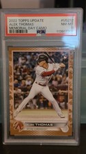 2022 Topps Update Alek Thomas Memorial Day Camo Graded  NM-MT 8