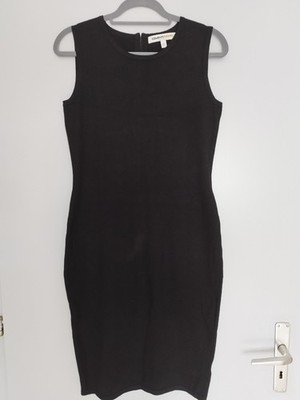 Clements Ribeiro Damen Feinstrick Kleid Bodycon  Schwarz - Gr. L /40 - Neu!