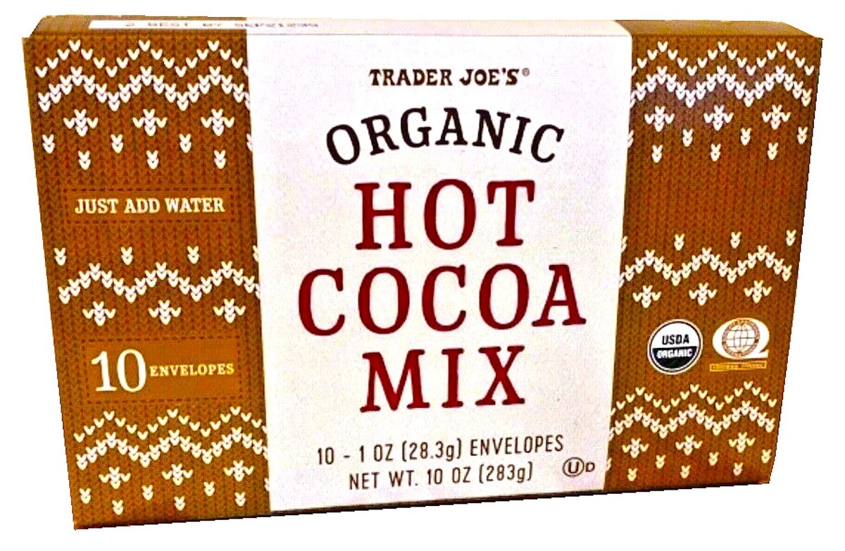 Trader Joe's Organic Hot Cocoa Mix 10oz Low Caffeine Rich