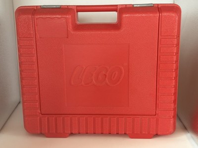 Vtg 80s Red Lego Storage Box Carrying Case