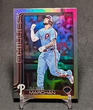 Rafael Marchan Rainbow Foil 2025 Topps Update Series US289 Philadelphia Phillies