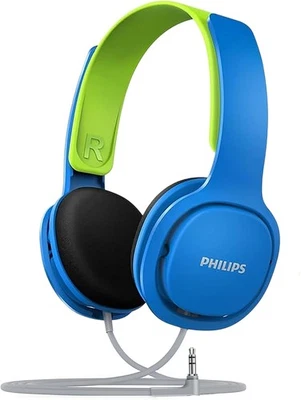 Philips Audio SHK2000BL/00 Children's Headphones Supra-Ear (Noise Cancelling, Vo - Photo 1/4