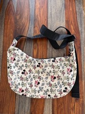 Baggu Disney Medium Nylon Crescent Bag Storybrook Floral NWT