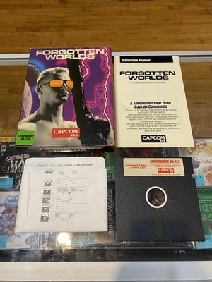Capcom  Forgotten Worlds  Commodore 64/128  Big Box Complete