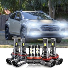 For Subaru Crosstrek 2016-2020 2021 2022 LED Headlights High Low+Fog Light Bulbs