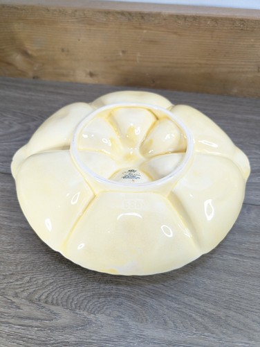 1930s CROWN DEVON Art deco Hors D’oeuvres Dish Serving Plate 30cm - Excellent - Picture 7 of 8