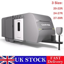 Motorhome Cover Waterproof Heavy Duty Breathable (20-30ft Options) Grey