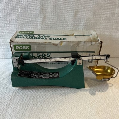 RCBS Model 5-0-5 Reloading Powder Scale Made In USA Used