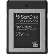CARD SANDISK Professional PRO-CINEMA 256GB CFexpress VPG400 Type B Card upto 170