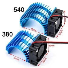 Electric RC Car 380 / 540 Electric Motor Stock Proof Cover Heat Sink Cooling Fan