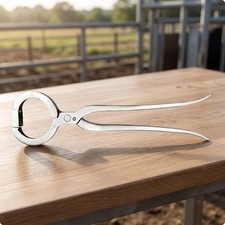 Nasenringzange langlebig Rindernasenring silberfarben f&uuml;r Bauernhof, Landwirte
