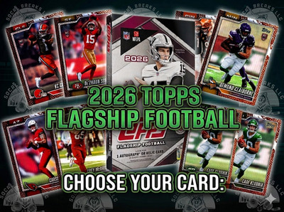 2026 Topps Flagship Football Leather Insert Choose Your Card :